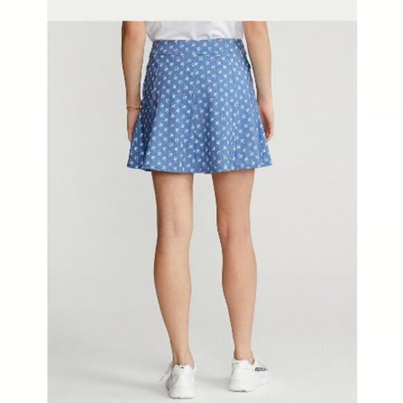 Ralph Lauren RLX Sport Tennis Golf Skirt Palm Tree Motif Women Sz Medium Skort - Picture 2 of 16